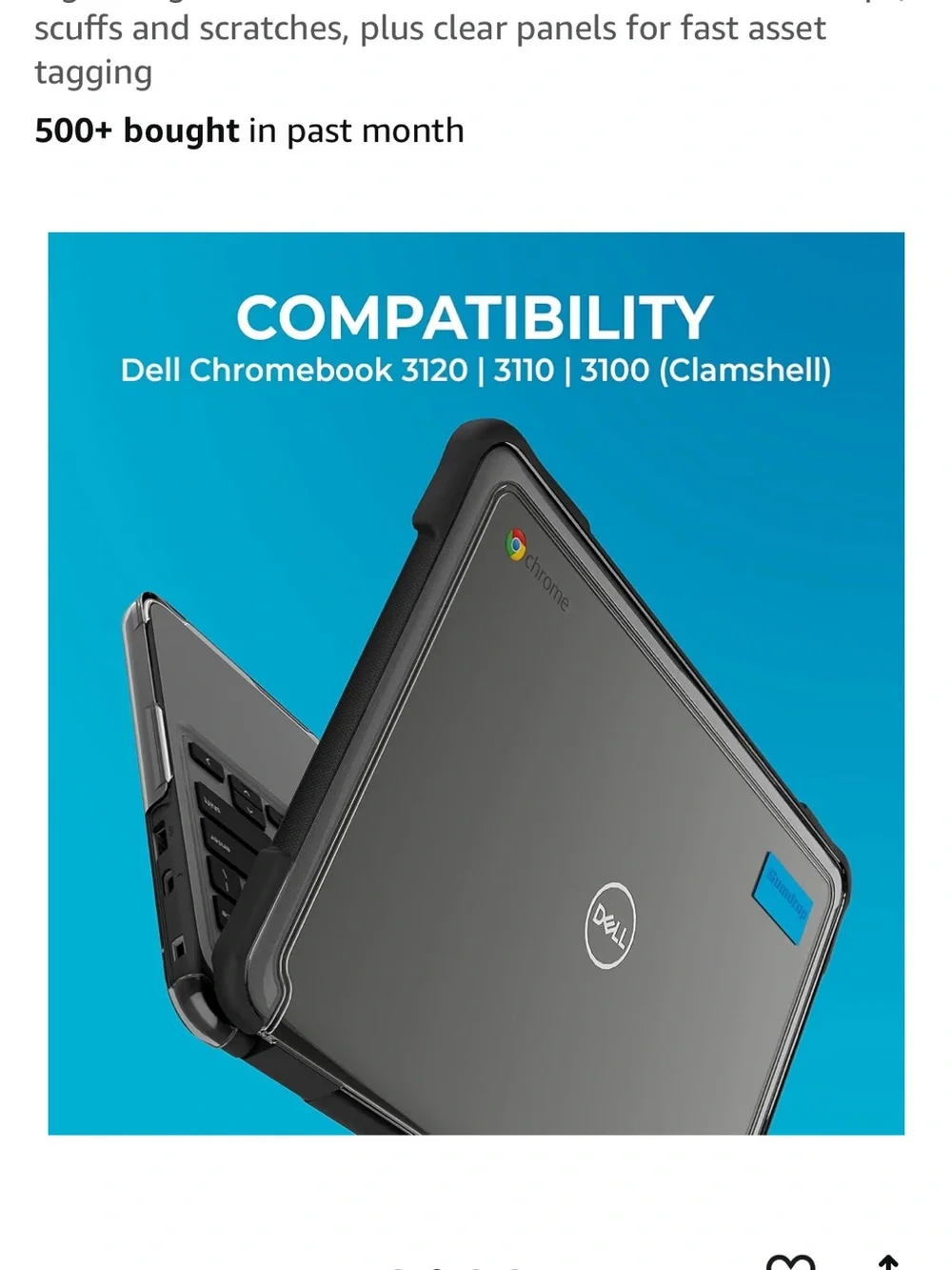 Dell Chromebook Clear Protective Case